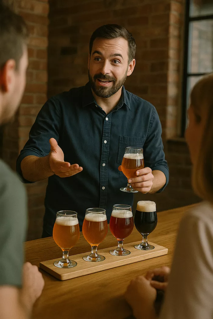 Så går en typisk ölprovning i Stockholm till – smaker, stilar och miljöer